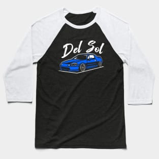 JDM Blue Del Sol Legend Vintage Style Baseball T-Shirt